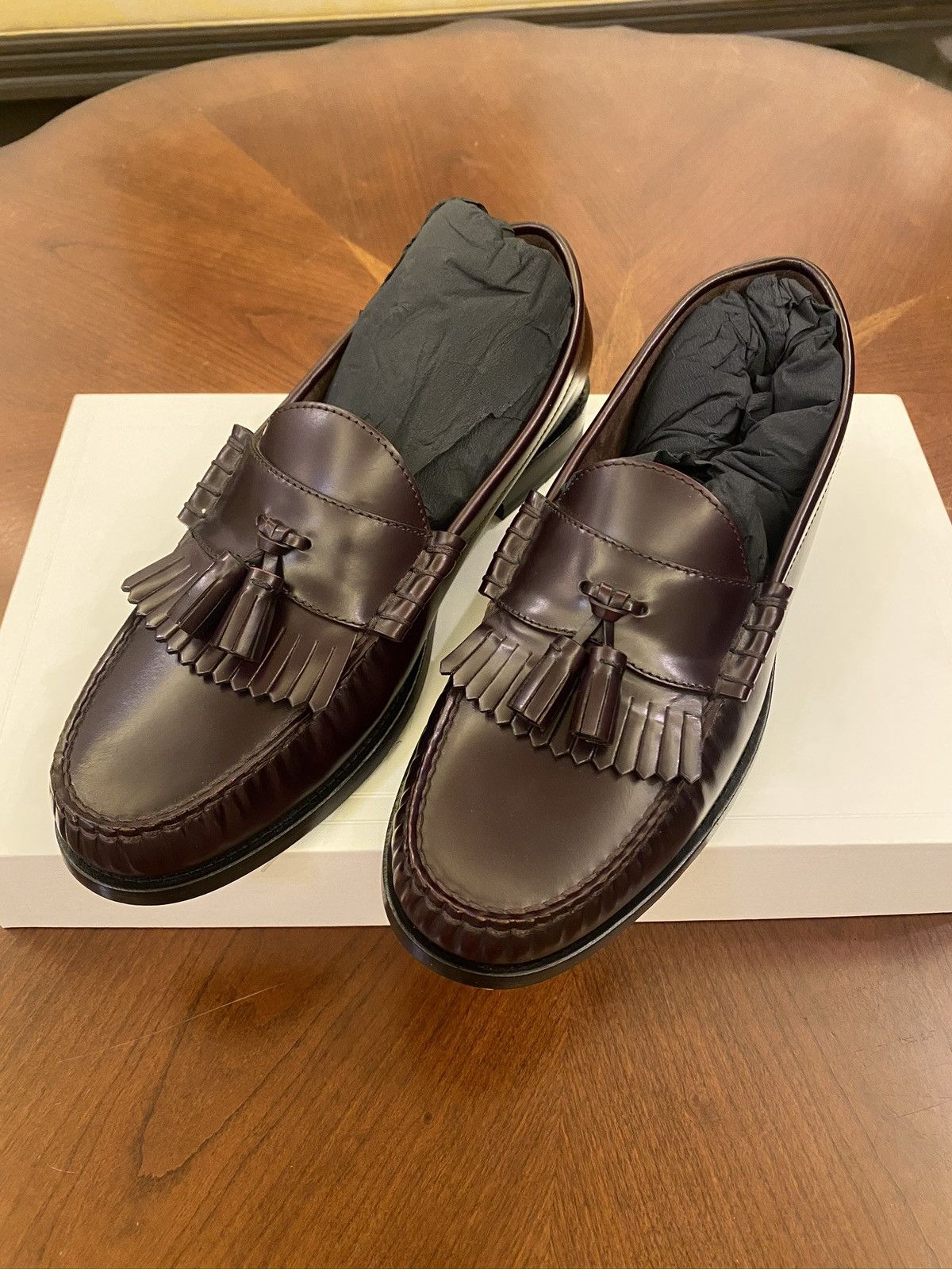 Celine × Hedi Slimane Brown tassel loafer Size US 7 / EU 40 - 2 Thumbnail
