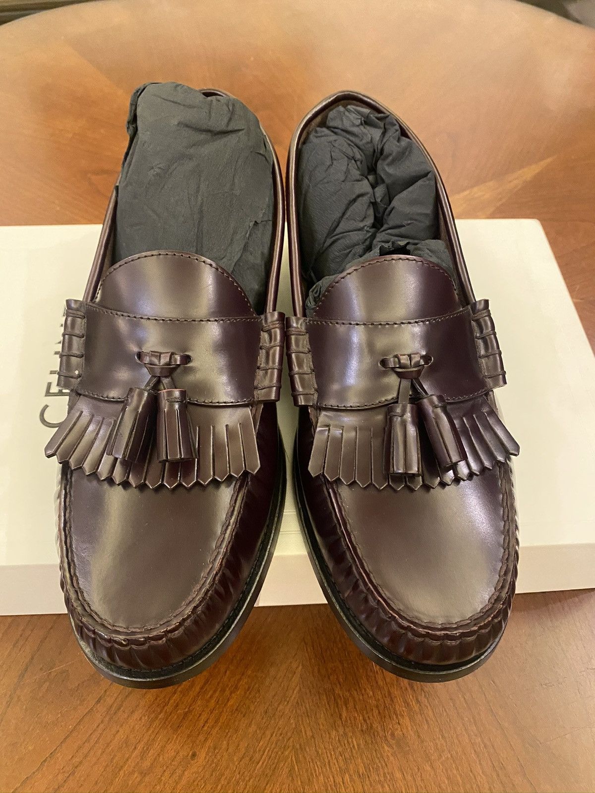 Celine × Hedi Slimane Brown tassel loafer Size US 7 / EU 40 - 5 Thumbnail