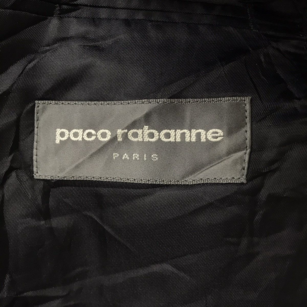 Vintage Vintage PACO RABANNE Black Blazer Coat Size US S / EU 44-46 / 1 - 4 Thumbnail