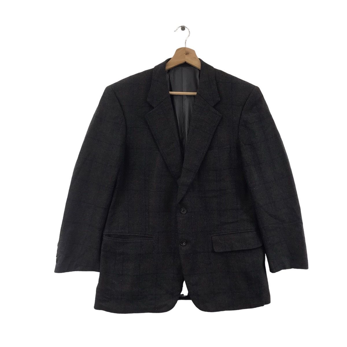 Aquascutum AQUASCUTUM British Brand Check Grey Blazer Coat Jacket Size US S / EU 44-46 / 1 - 1 Thumbnail