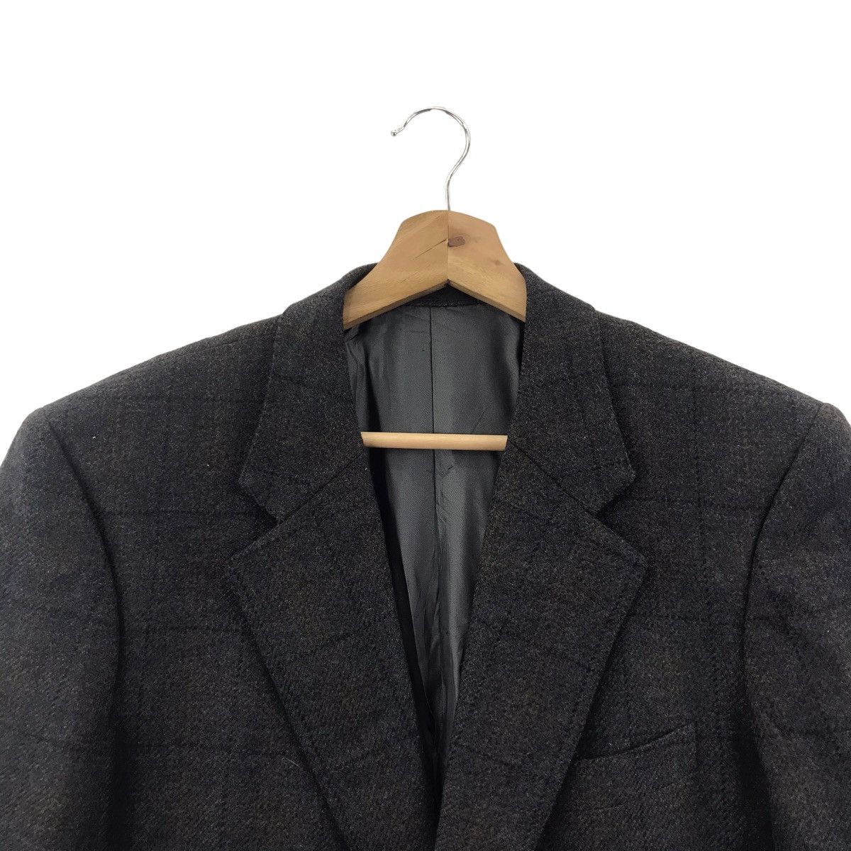 Aquascutum AQUASCUTUM British Brand Check Grey Blazer Coat Jacket Size US S / EU 44-46 / 1 - 2 Thumbnail