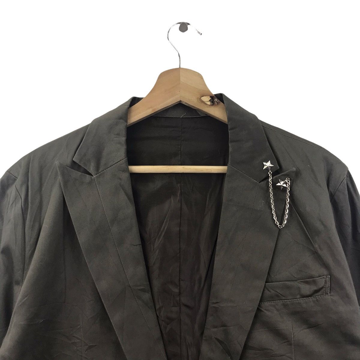 Takeo Kikuchi TAKEO KIKUCHI Japanese Brand Black Blazer Coat Jacket Size US M / EU 48-50 / 2 - 2 Thumbnail