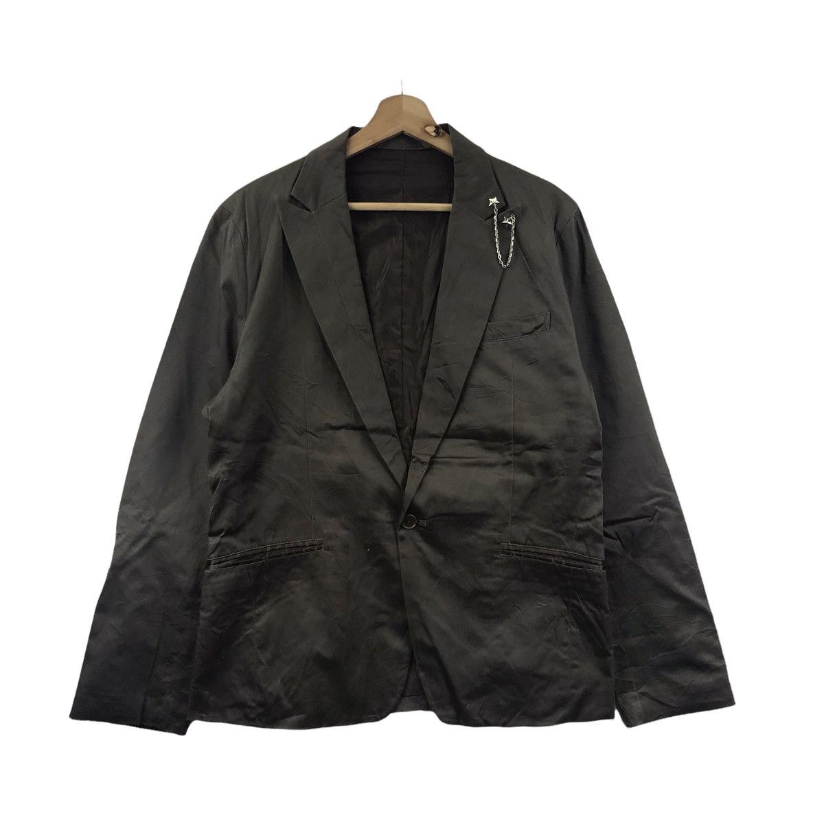 Takeo Kikuchi TAKEO KIKUCHI Japanese Brand Black Blazer Coat Jacket Size US M / EU 48-50 / 2 - 1 Thumbnail