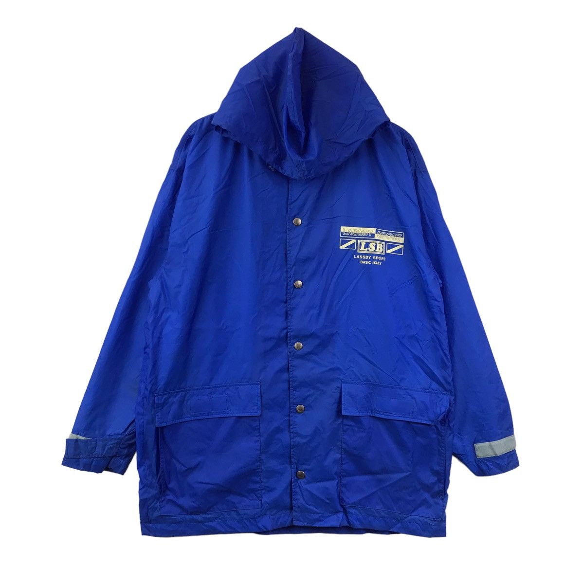 Vintage LASSBY SPORT Basic Italy Sportswear Coach Hooded Jacket Size US M / EU 48-50 / 2 - 3 Thumbnail
