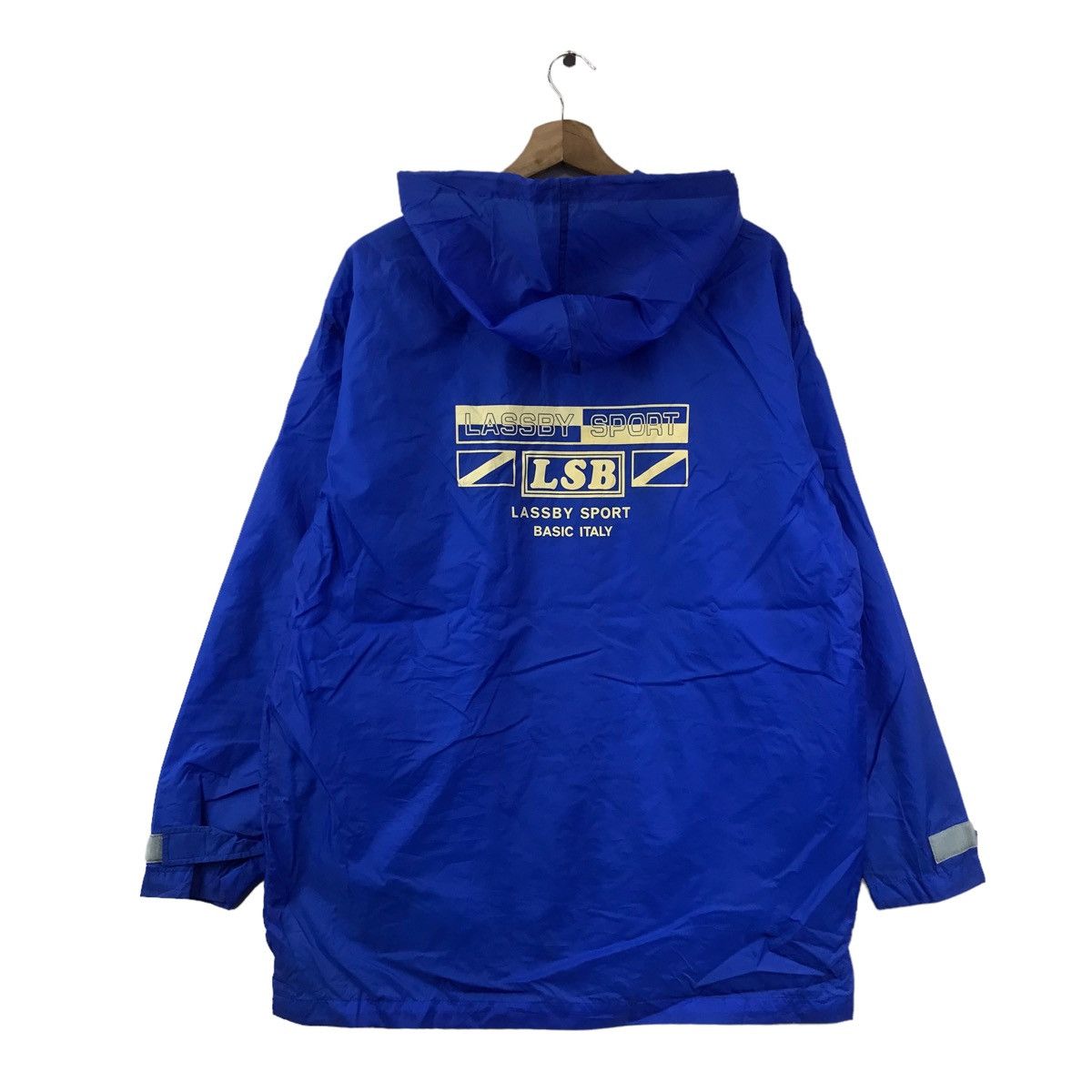 Vintage LASSBY SPORT Basic Italy Sportswear Coach Hooded Jacket Size US M / EU 48-50 / 2 - 1 Thumbnail