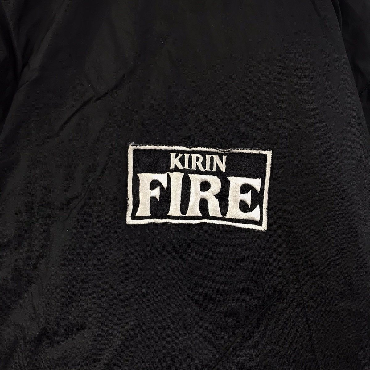 Vintage Vintage KIRIN FIRE Windbreaker Coach Black Jacket Size US L / EU 52-54 / 3 - 5 Thumbnail