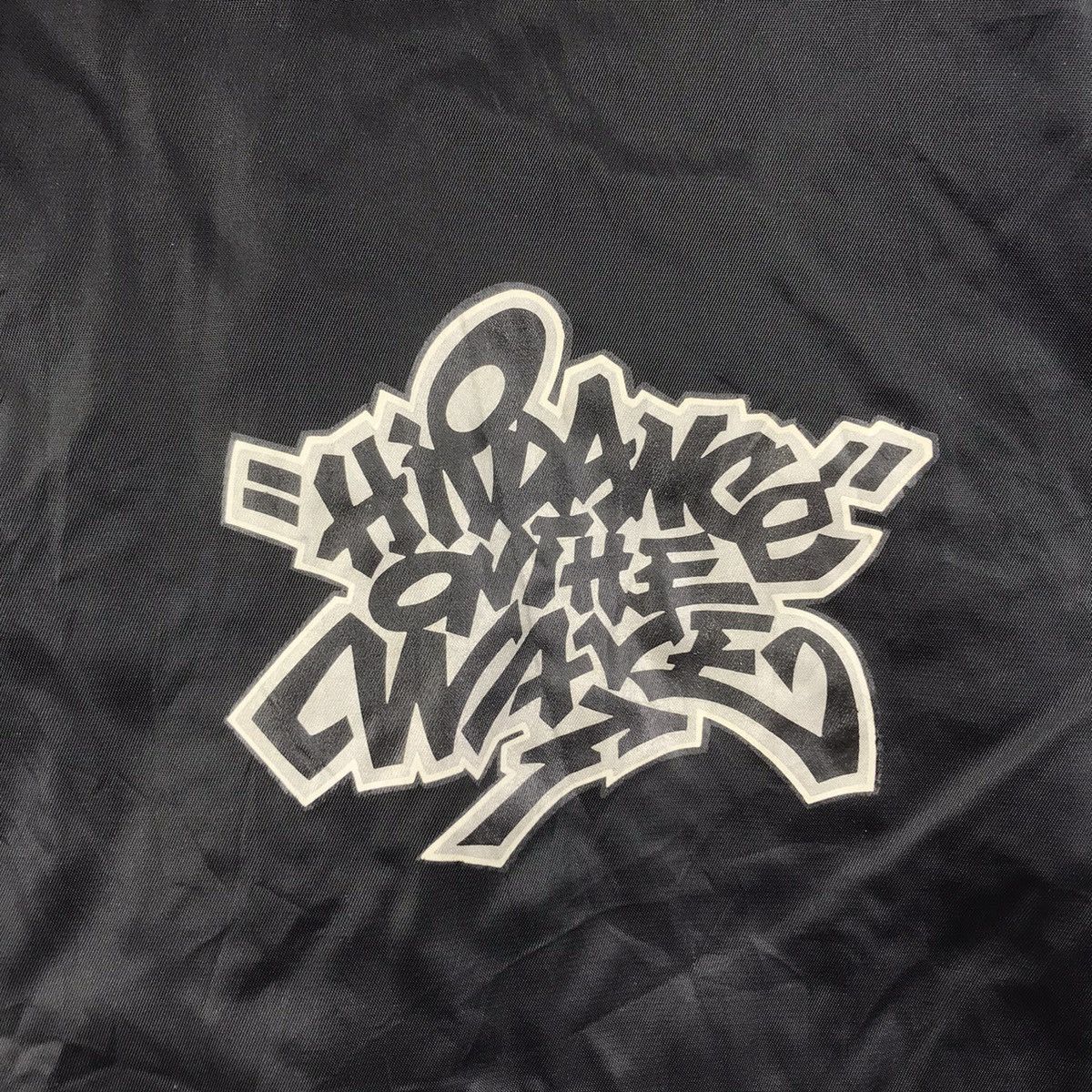 Vintage HIP DANCE On The WAVE Surf Windbreaker Coach Black Jacket Size US L / EU 52-54 / 3 - 3 Thumbnail