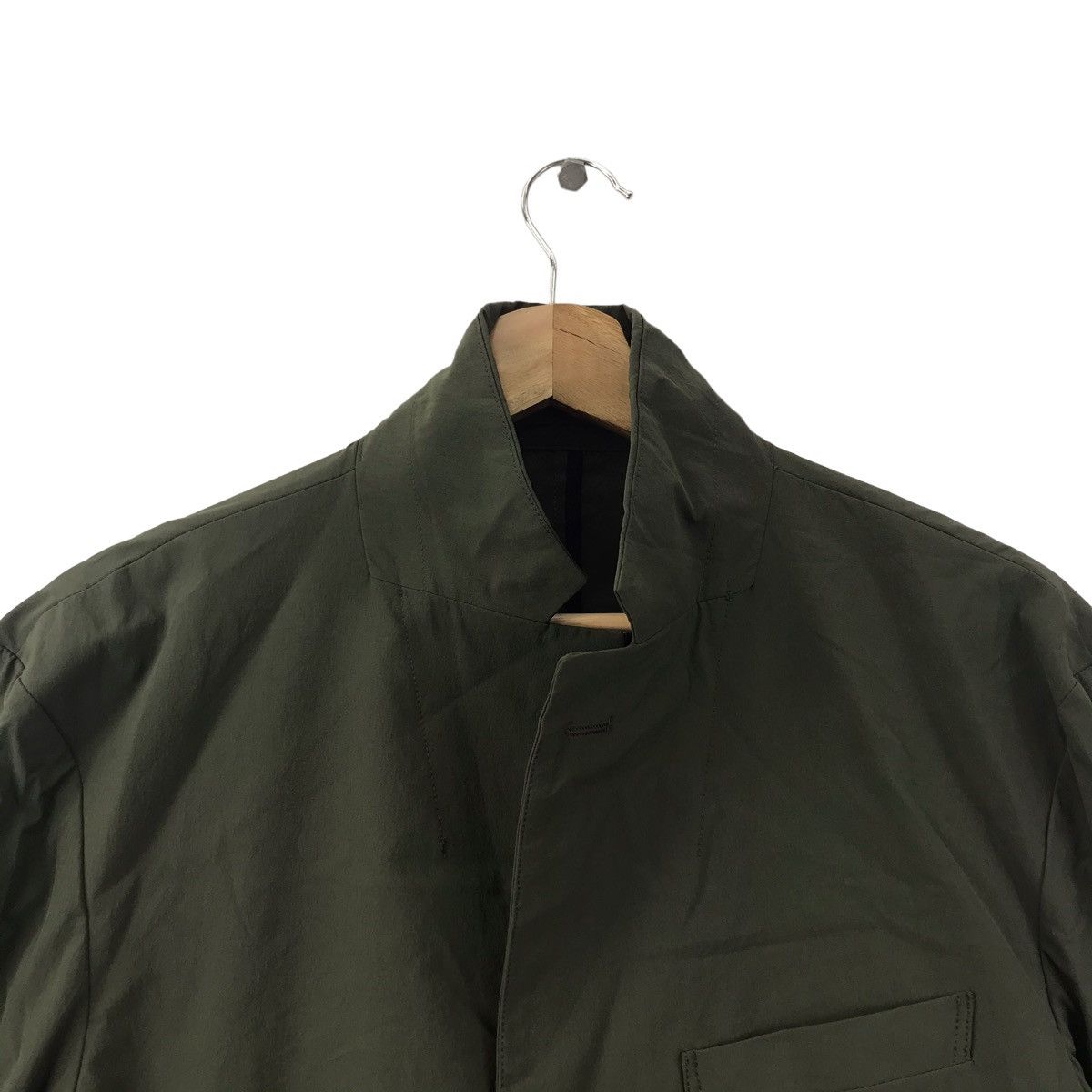 GU GU Japanese Brand Green Plain Blazer Oversize Coat Jacket Size US XL / EU 56 / 4 - 2 Thumbnail