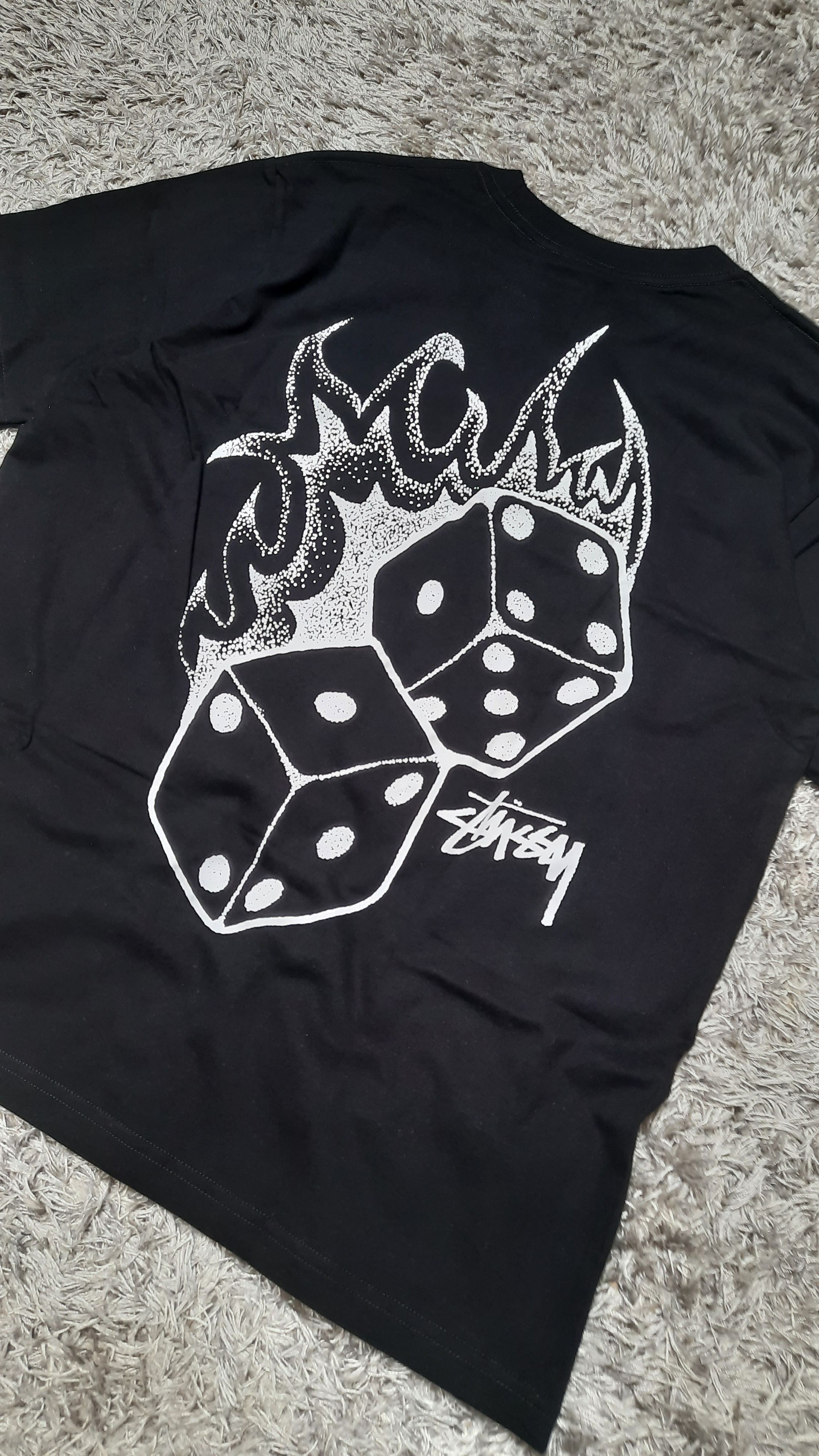 Stussy Stussy Fire Dice Tshirt Size US M / EU 48-50 / 2 - 3 Thumbnail