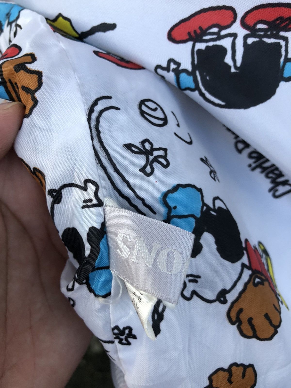 Peanuts × Vintage Vintage Snoopy Cartoon Bombers Jacket Size US XL / EU 56 / 4 - 4 Thumbnail