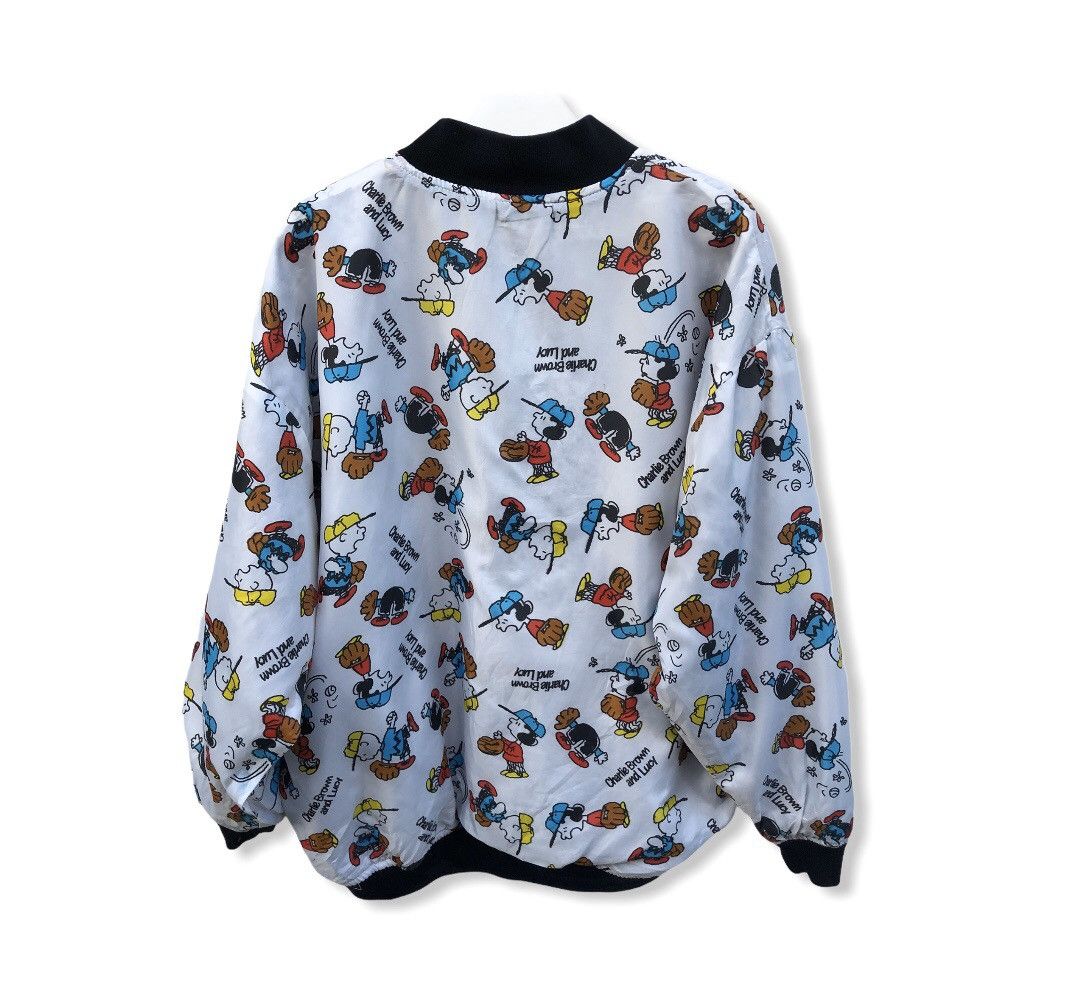 Peanuts × Vintage Vintage Snoopy Cartoon Bombers Jacket Size US XL / EU 56 / 4 - 3 Thumbnail