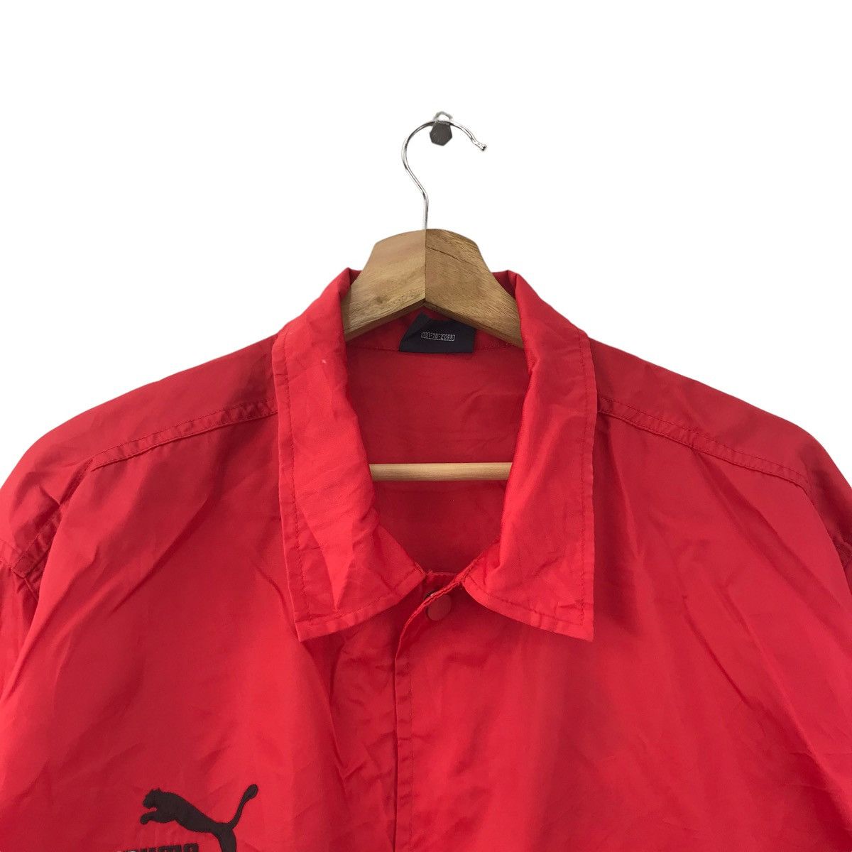 Puma PUMA Emboidered Logo Windbreaker Coach Red Jacket Size US L / EU 52-54 / 3 - 4 Thumbnail