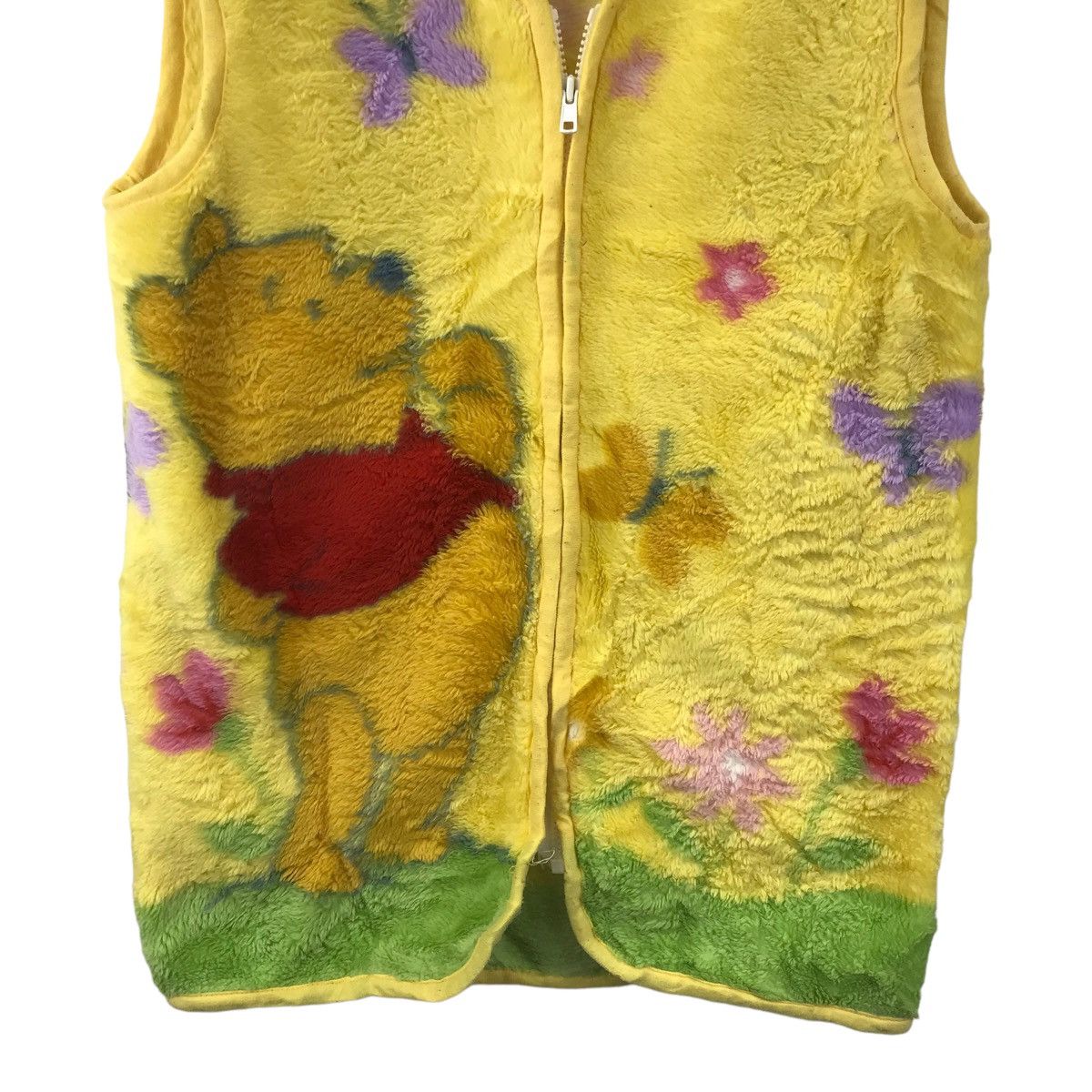 Disney WINNIE POOH DISNEY Cartoon Animation Sherpa Vest Long Fleece Size US S / EU 44-46 / 1 - 3 Thumbnail