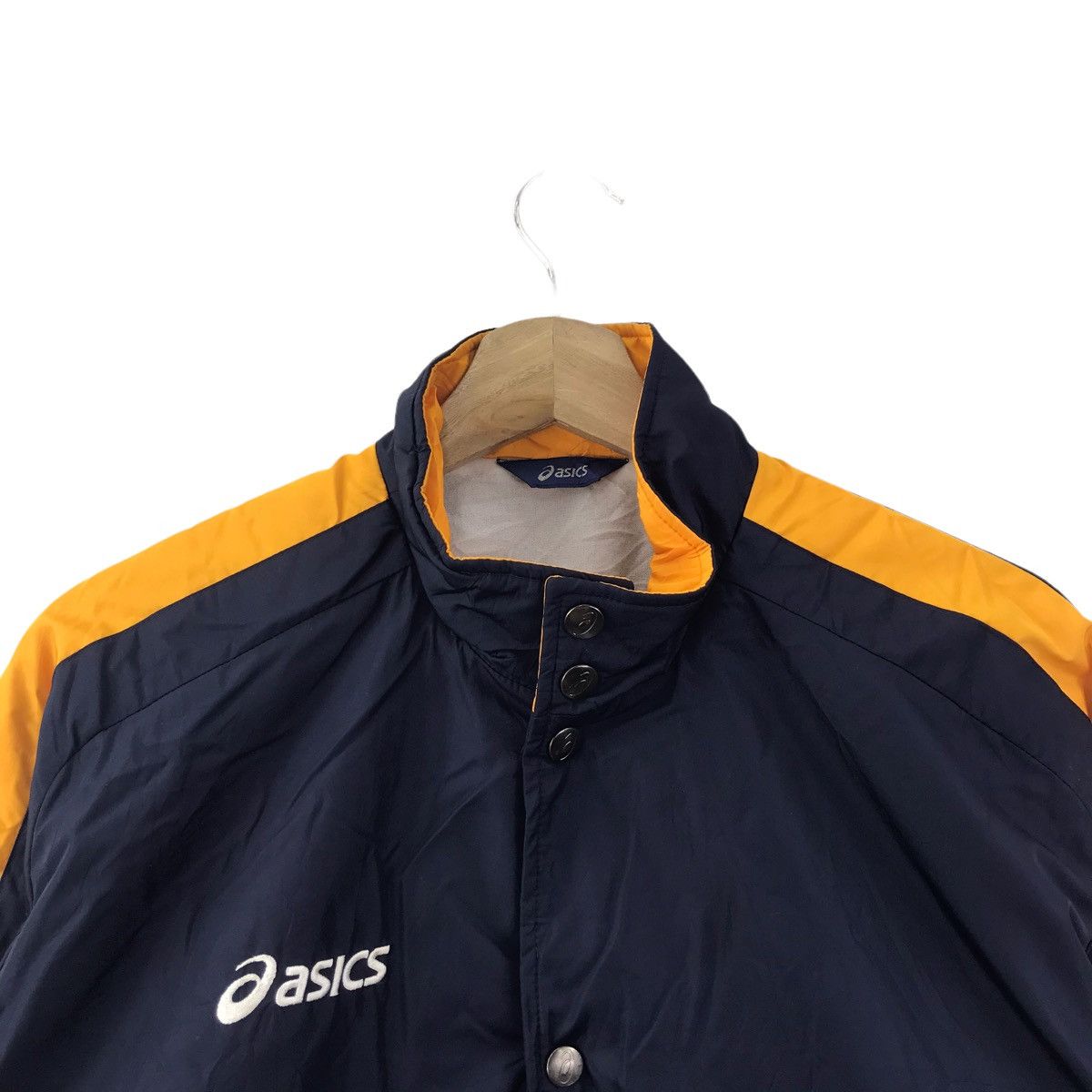 Asics ASICS SPORT SEIBUDAI Full Zipper Windbreaker Jacket Size US XL / EU 56 / 4 - 4 Thumbnail