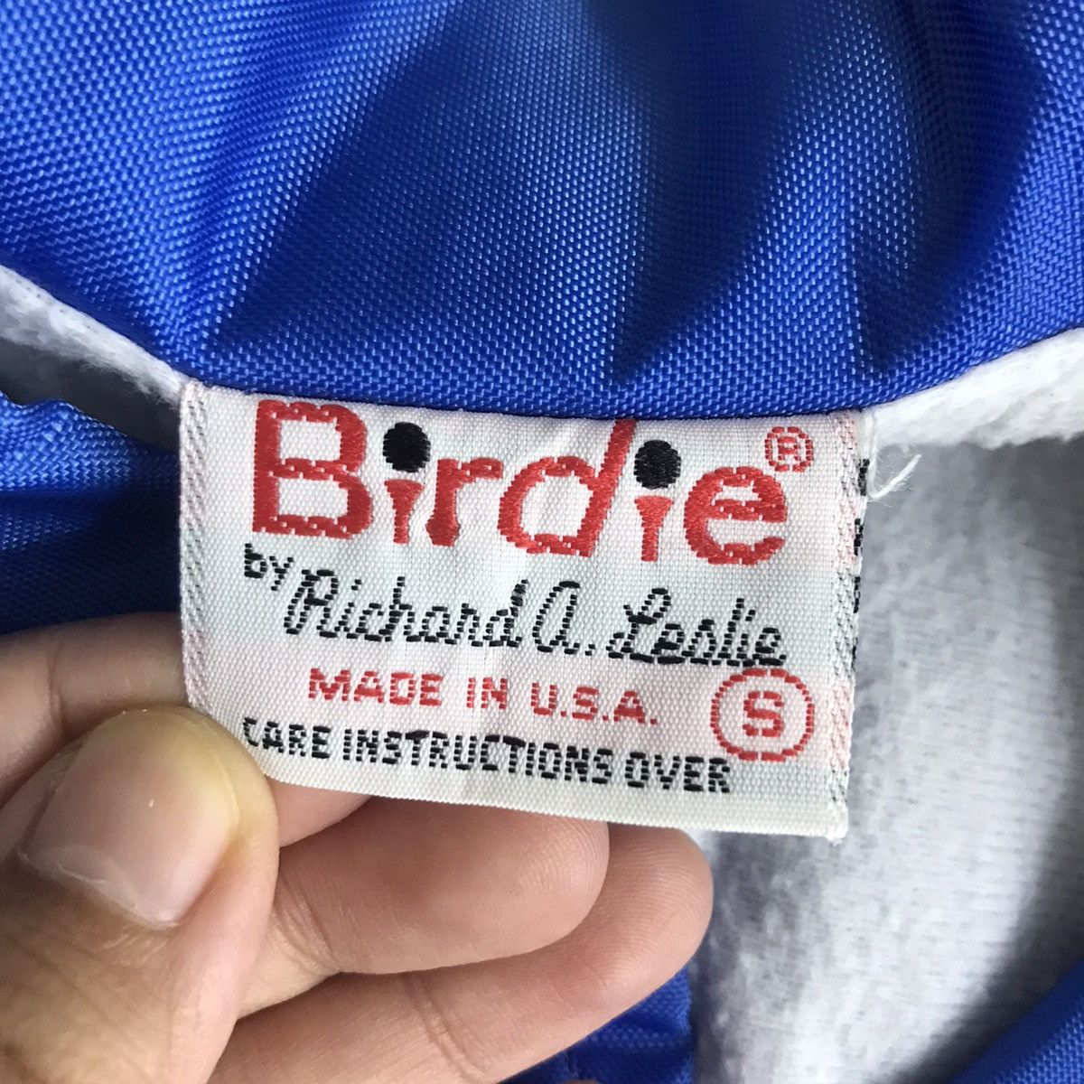 Vintage BIRDIE by RICHARD LESLIE 1980s Usa Caps Safety Award Jacket Size US S / EU 44-46 / 1 - 5 Thumbnail