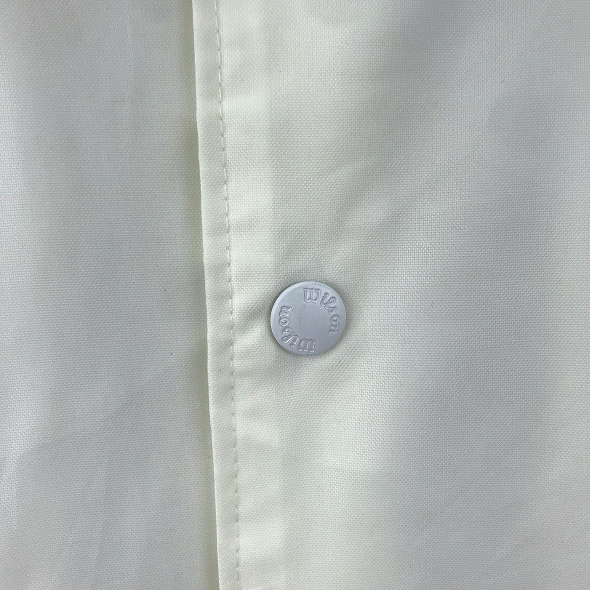 Wilson WILSON A.D.V Staff Windbreaker White Button Up Bomber Jacket Size US M / EU 48-50 / 2 - 5 Thumbnail