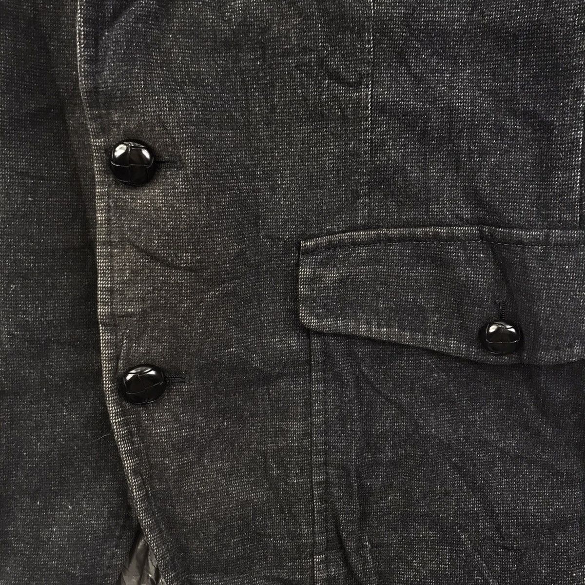 Joseph Abboud JOSEPH ABBOUD COLLECTION Puffer Inside Linen Black Coat Size US M / EU 48-50 / 2 - 3 Thumbnail