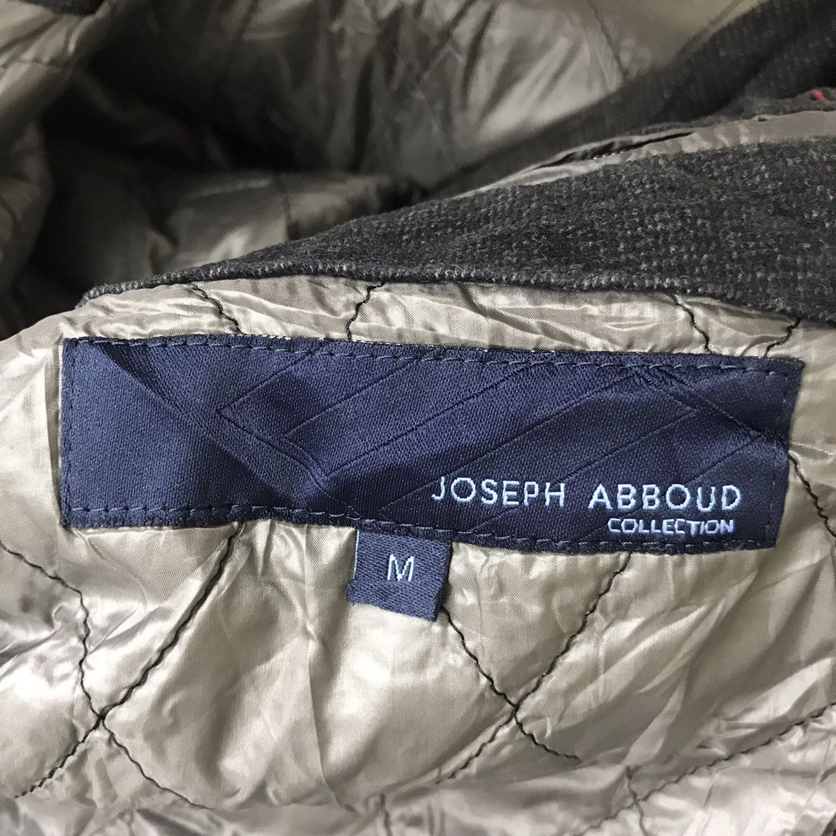 Joseph Abboud JOSEPH ABBOUD COLLECTION Puffer Inside Linen Black Coat Size US M / EU 48-50 / 2 - 5 Thumbnail