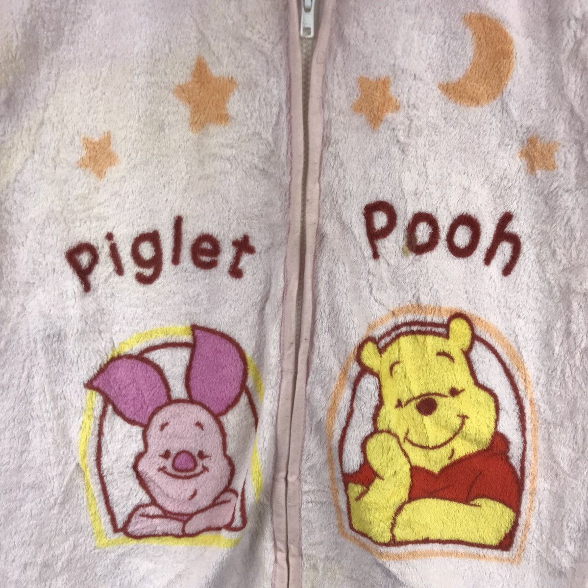 Disney PIGLET POOH DISNEY Cartoon Animation Sherpa Vest Long Wear Size US XS / EU 42 / 0 - 3 Thumbnail