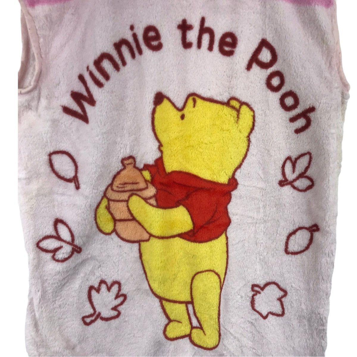 Disney PIGLET POOH DISNEY Cartoon Animation Sherpa Vest Long Wear Size US XS / EU 42 / 0 - 7 Thumbnail