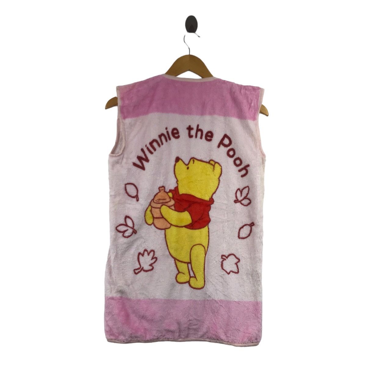 Disney PIGLET POOH DISNEY Cartoon Animation Sherpa Vest Long Wear Size US XS / EU 42 / 0 - 6 Thumbnail