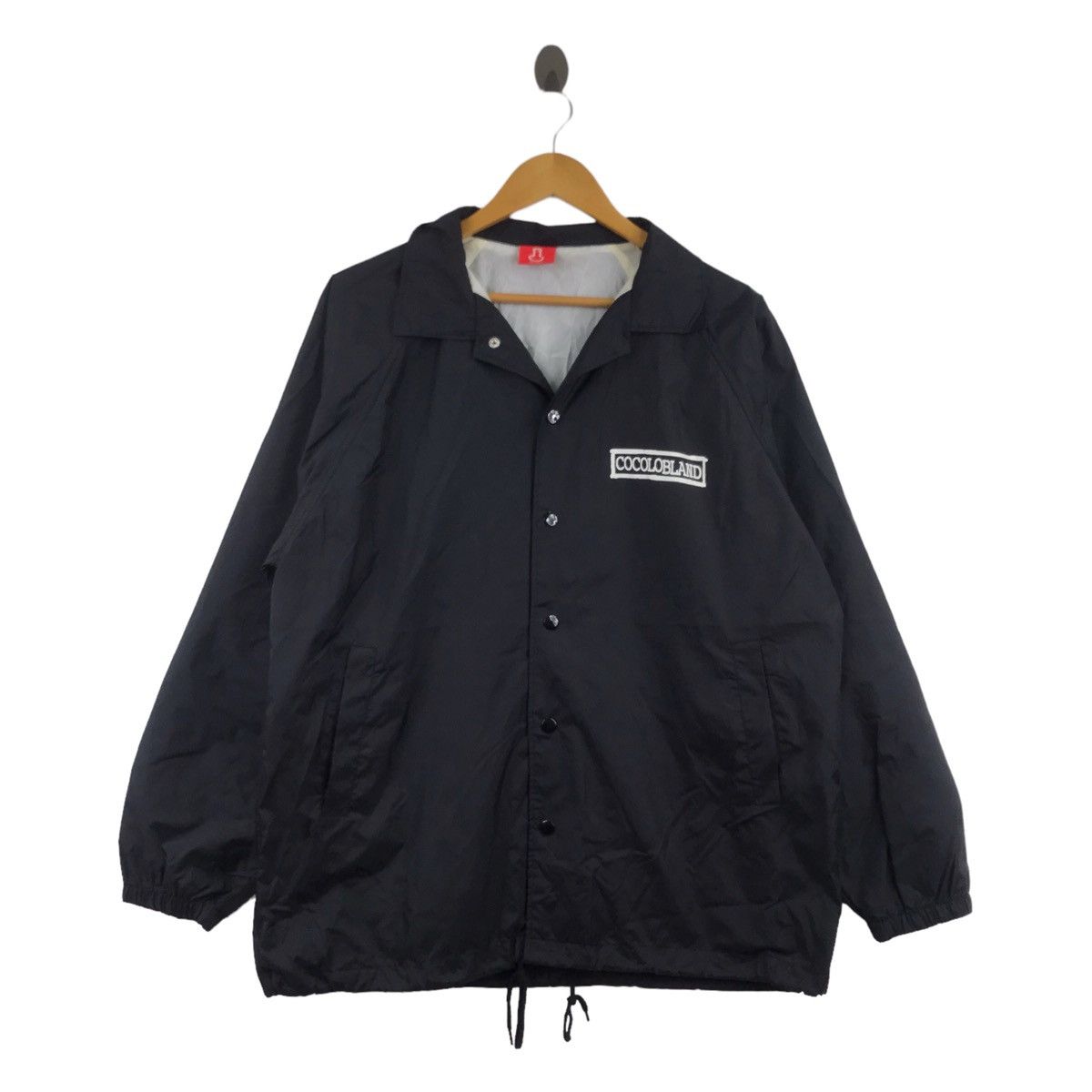 Vintage SCREWBONG COCOLOBLAND Black Windbreaker Coach Jacket Varsity Size US M / EU 48-50 / 2 - 3 Thumbnail