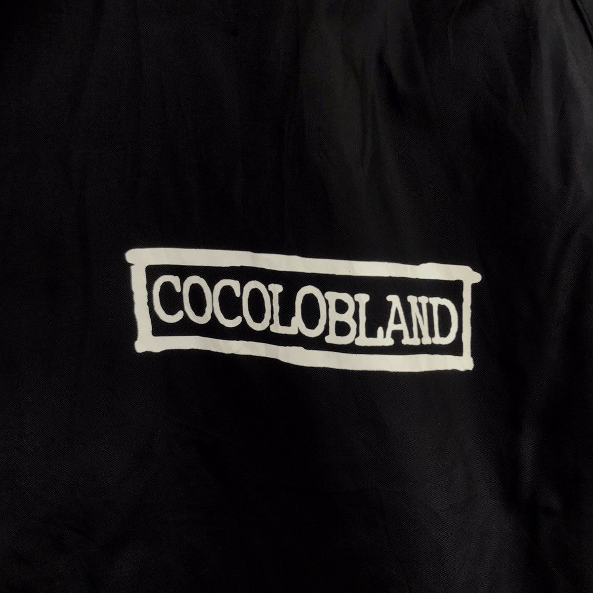 Vintage SCREWBONG COCOLOBLAND Black Windbreaker Coach Jacket Varsity Size US M / EU 48-50 / 2 - 5 Thumbnail