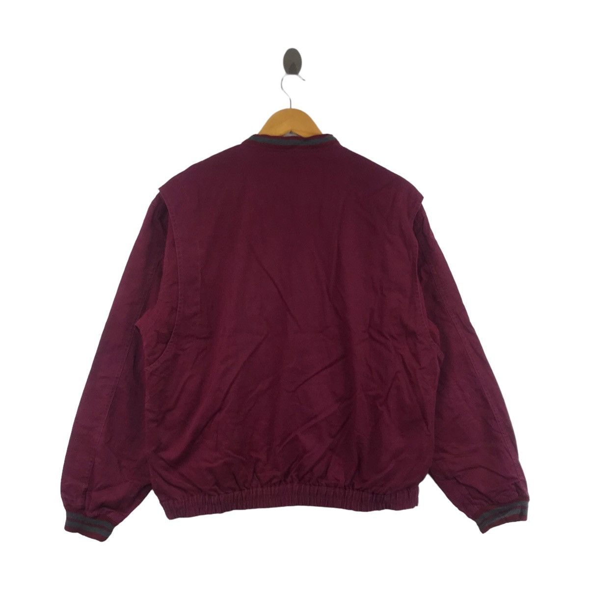 Vintage Vintage KEARNEY HOUSE Button Up Maroon Coach Jacket Size US L / EU 52-54 / 3 - 8 Thumbnail