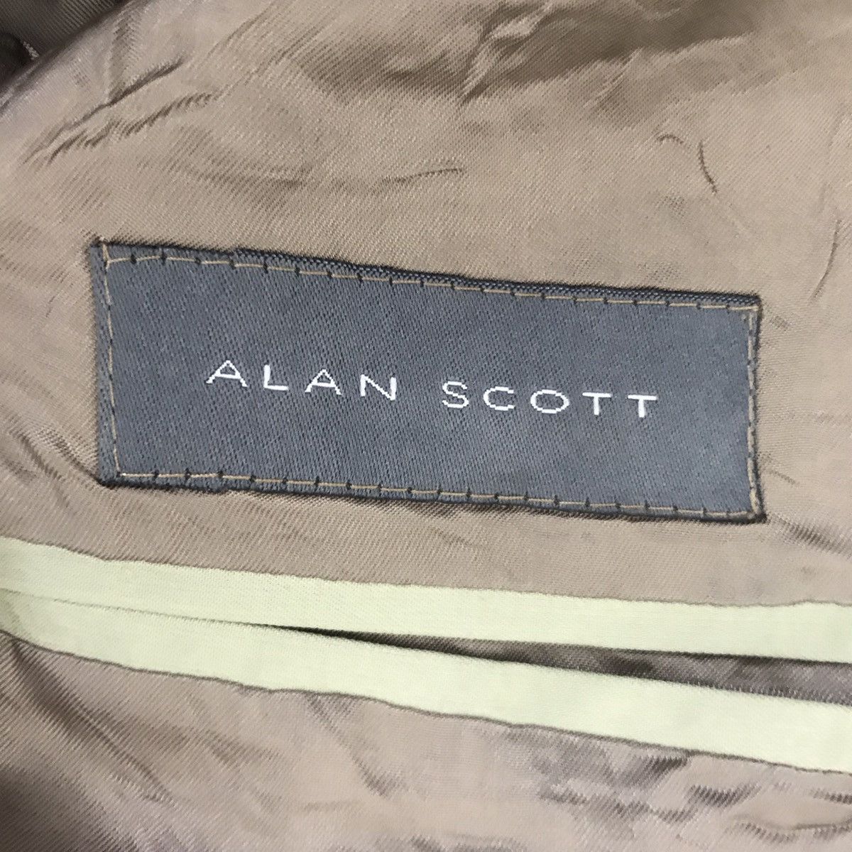Vintage Vintage ALAN SCOTT Green Plain Blazer Coat Size US M / EU 48-50 / 2 - 3 Thumbnail