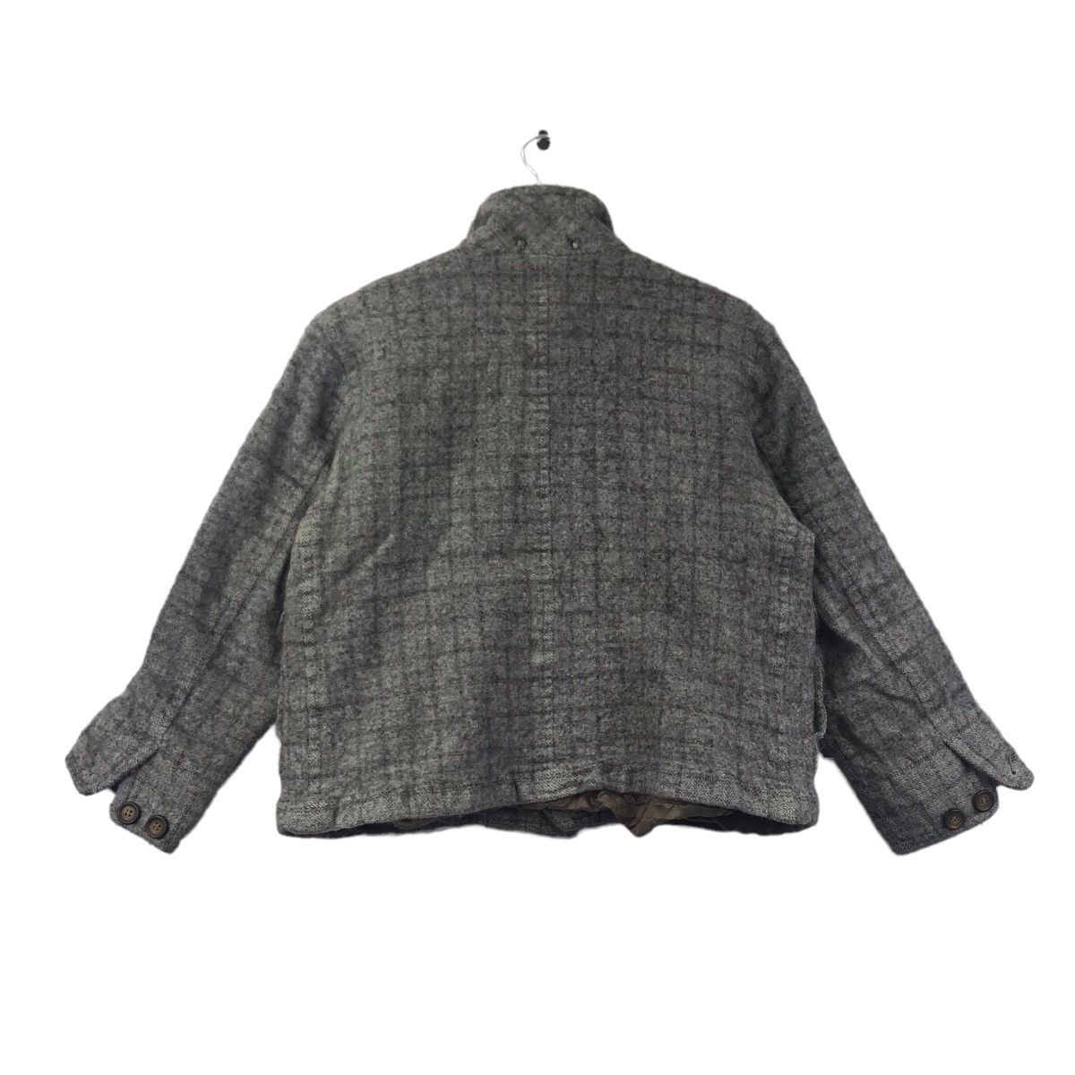 Calvin Klein Vintage 90s CALVIN KLEIN CK Grey Check Button Up Coat Size US S / EU 44-46 / 1 - 9 Thumbnail