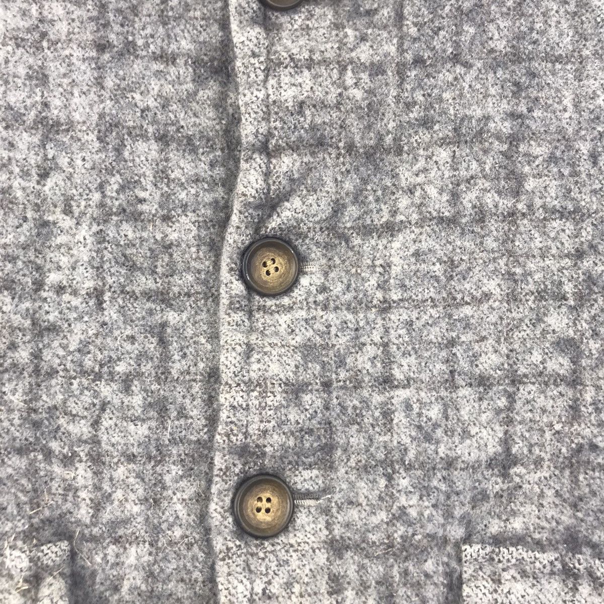 Calvin Klein Vintage 90s CALVIN KLEIN CK Grey Check Button Up Coat Size US S / EU 44-46 / 1 - 3 Thumbnail