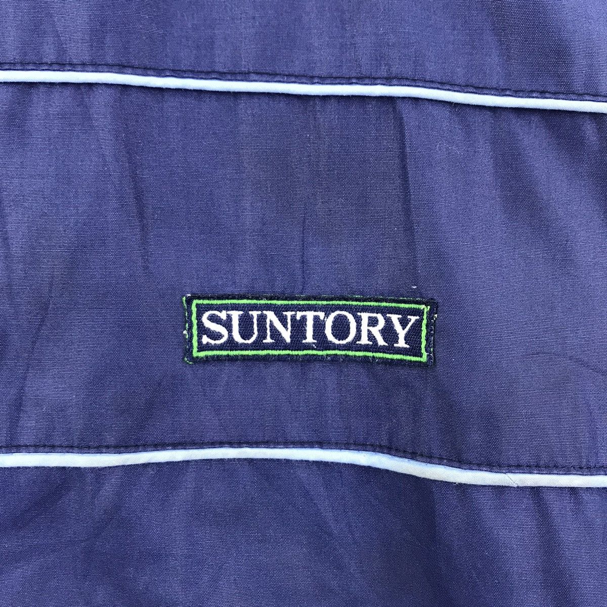Vintage SUNTORY ORIGINAL WEAR Embroidered Logo Blue Bomber Jacket Size US L / EU 52-54 / 3 - 3 Thumbnail