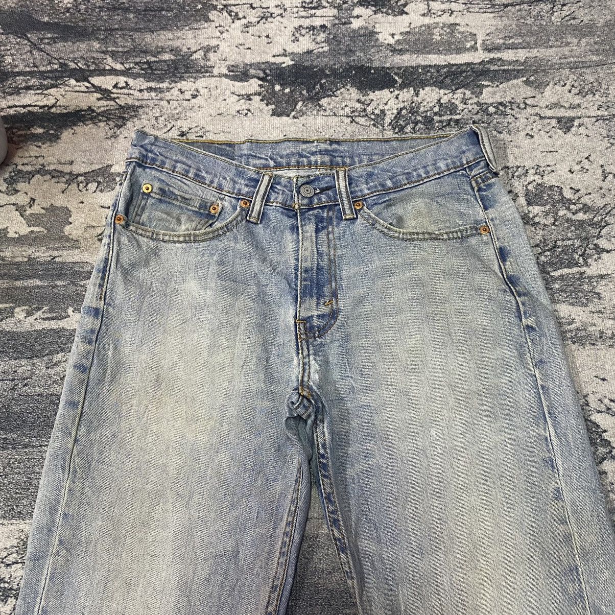 Levi's × Vintage Vintage Levis 514 Elastic Stain Washed Denim Jeans Size US 31 - 4 Thumbnail