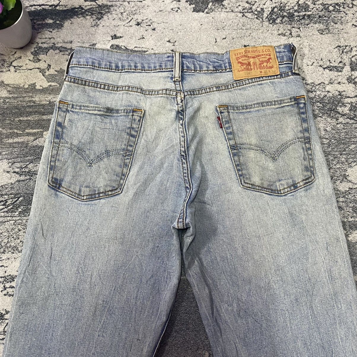 Levi's × Vintage Vintage Levis 514 Elastic Stain Washed Denim Jeans Size US 31 - 8 Thumbnail