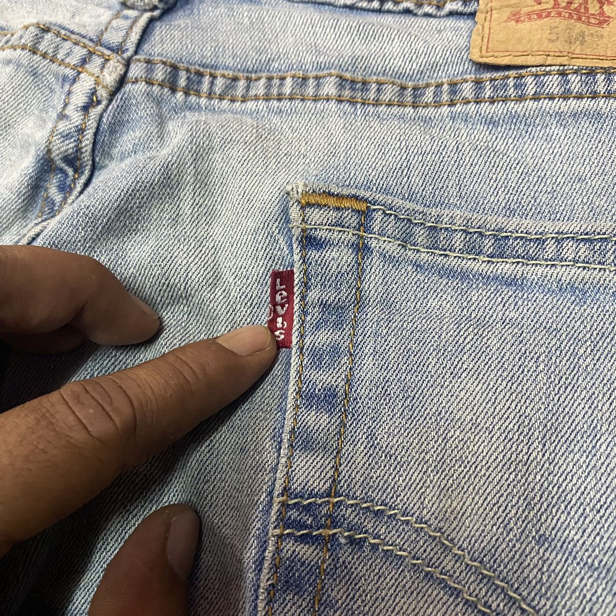 Levi's × Vintage Vintage Levis 514 Elastic Stain Washed Denim Jeans Size US 31 - 10 Thumbnail
