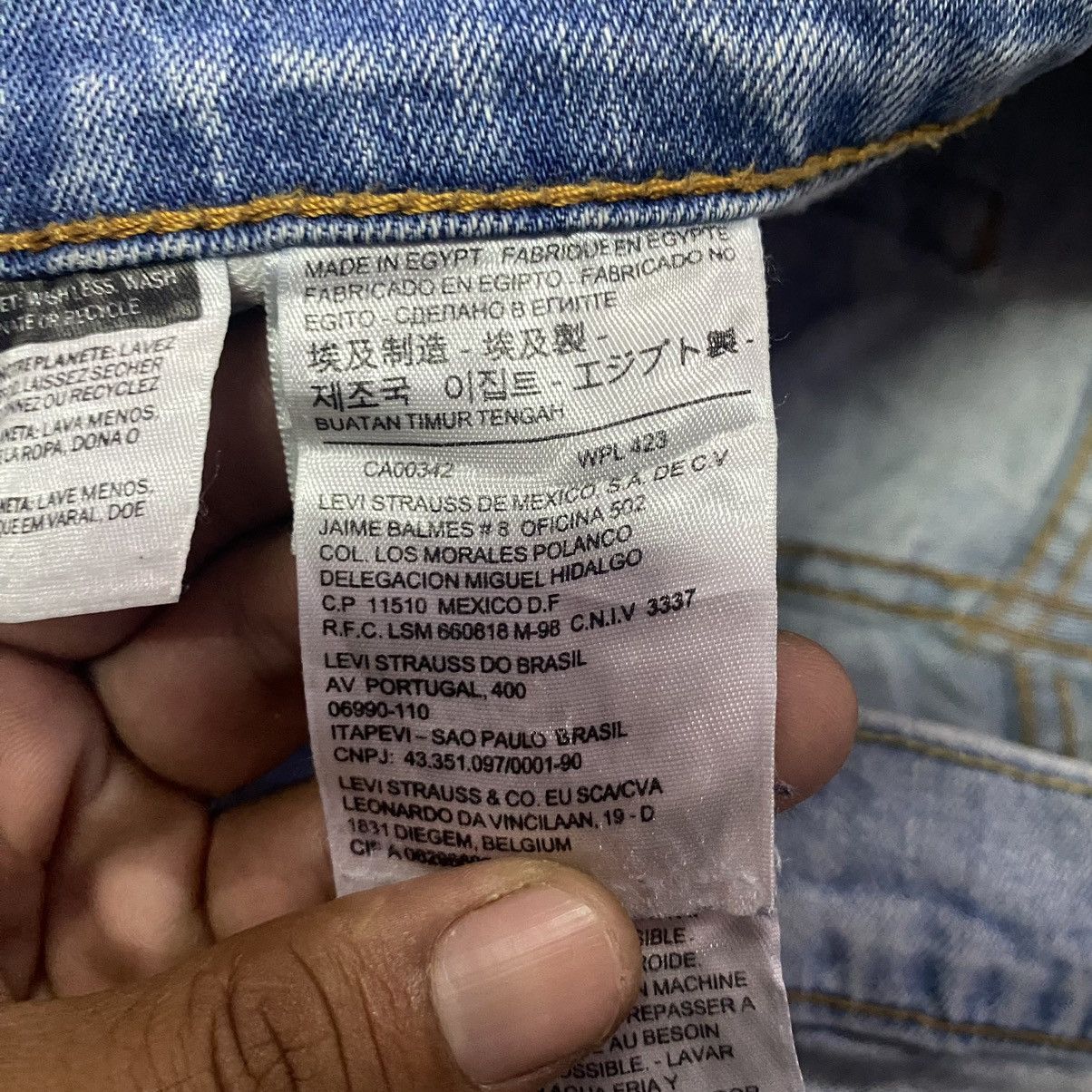Levi's × Vintage Vintage Levis 514 Elastic Stain Washed Denim Jeans Size US 31 - 6 Thumbnail