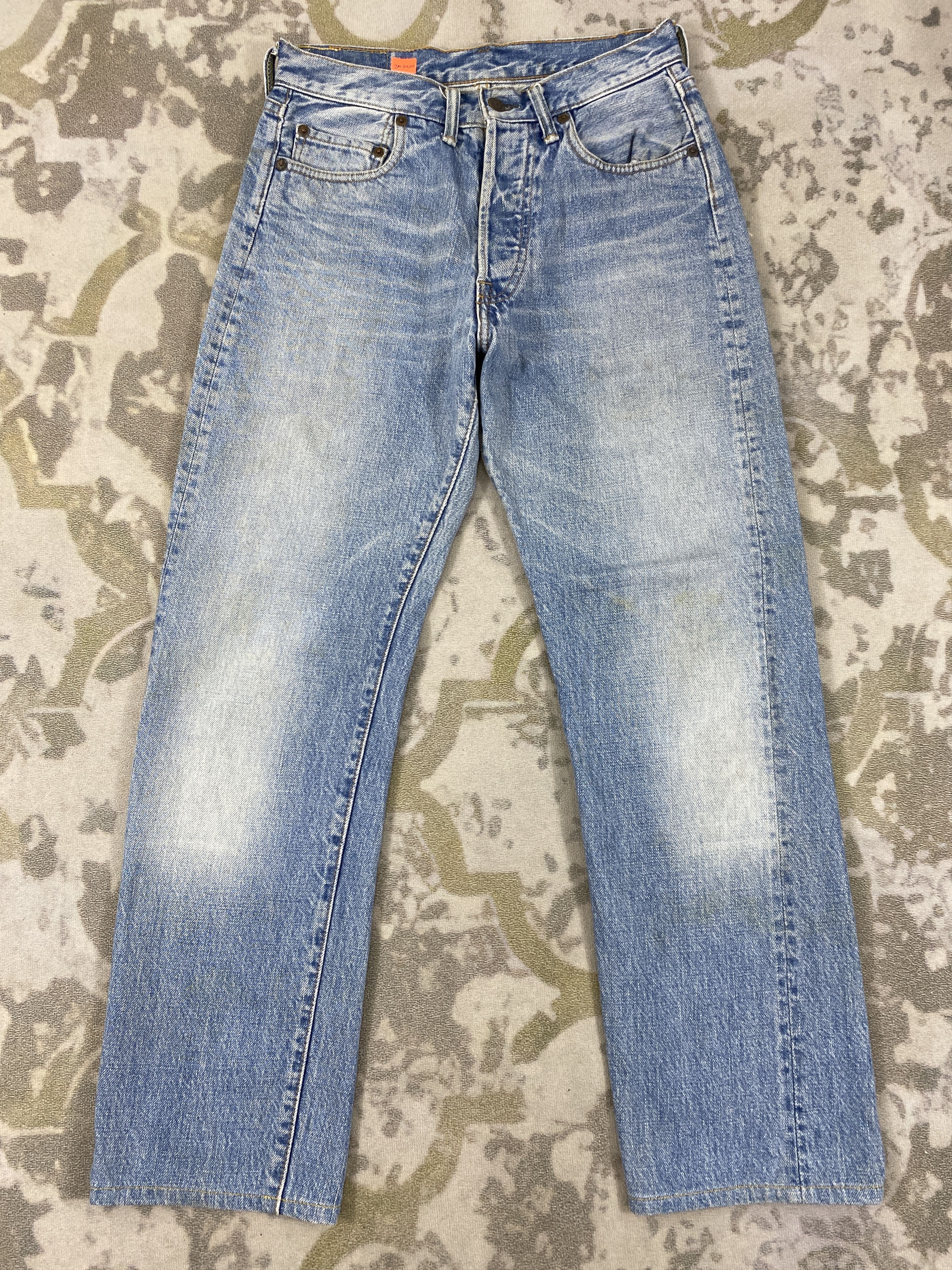 image of Distressed Blue Denime Jeans 28X26.5 Denim- Jn3920 in Blue Distressed, Men's