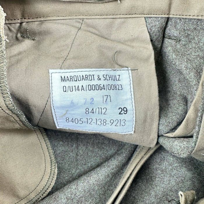 1 VTG Marquardt & Schultz Army Pants Cargo Military Wool 43x30 | Grailed