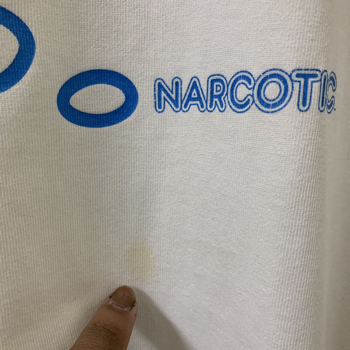 Japanese Brand VINTAGE NARCOTIC T SHIRT Size US L / EU 52-54 / 3 - 4 Thumbnail