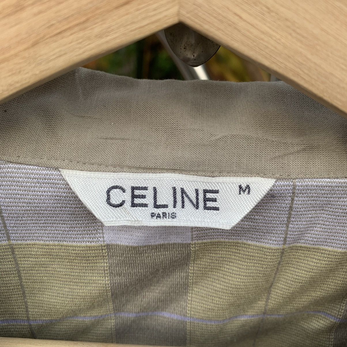 Celine × Vintage CELINE PARIS PAJAMAS SHIRT VTG Size US M / EU 48-50 / 2 - 2 Thumbnail