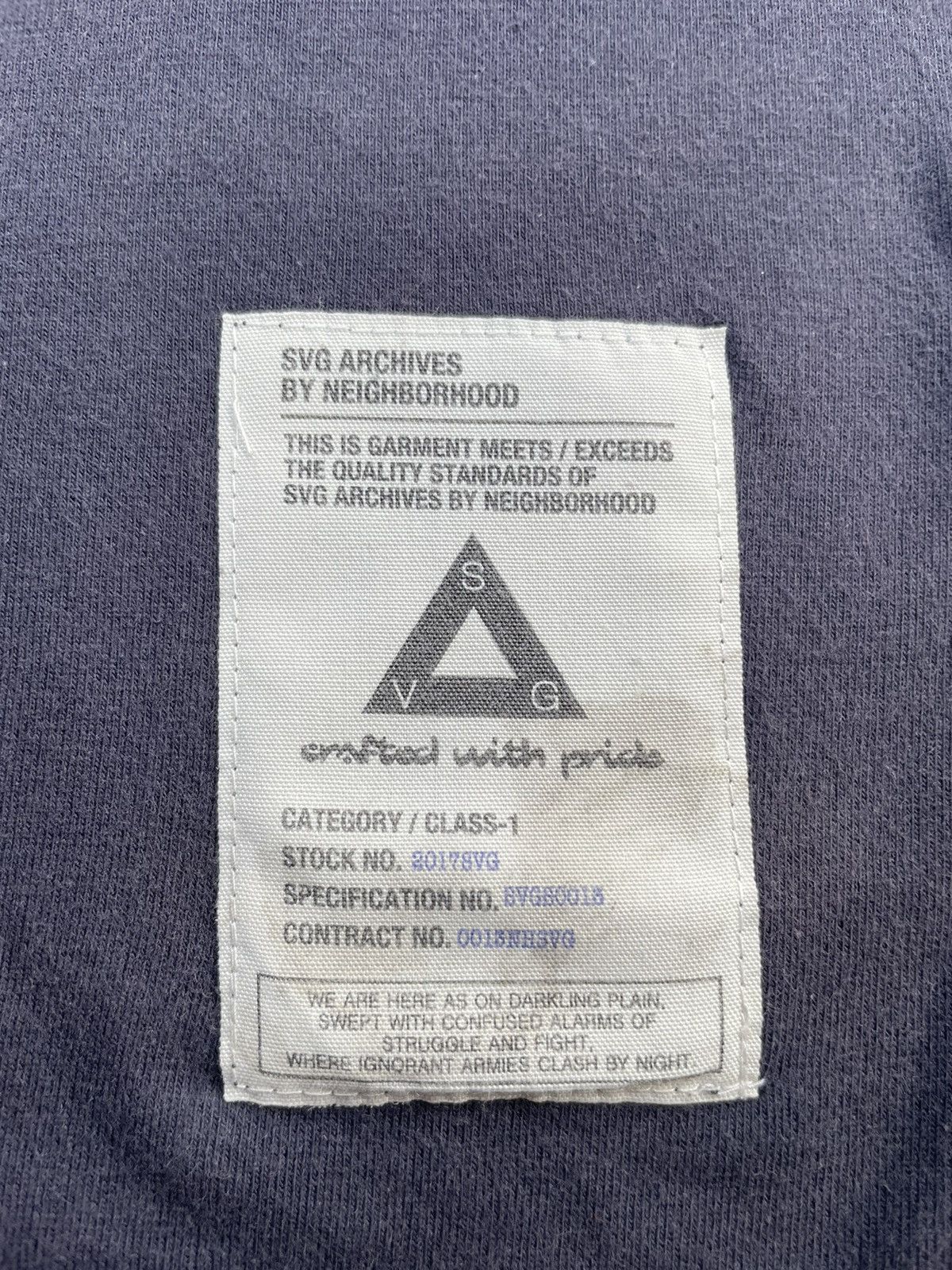 If Six Was Nine × Neighborhood SVG Archives by Neighborhood Faded Wash Tshirt Size US L / EU 52-54 / 3 - 10 Thumbnail