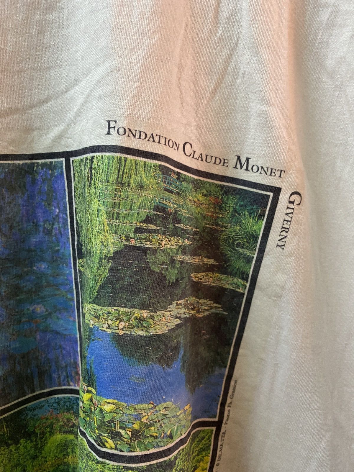 Art Comes First Vintage 90s Cloude Monet foundation photographer Size US M / EU 48-50 / 2 - 4 Thumbnail