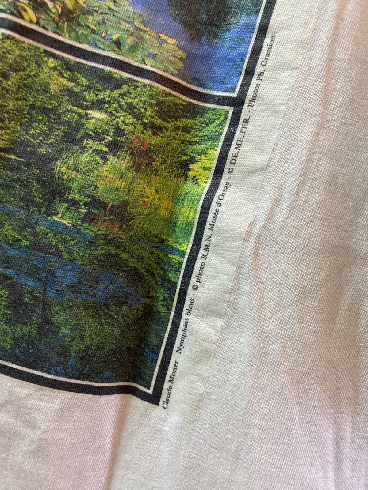 Art Comes First Vintage 90s Cloude Monet foundation photographer Size US M / EU 48-50 / 2 - 6 Thumbnail