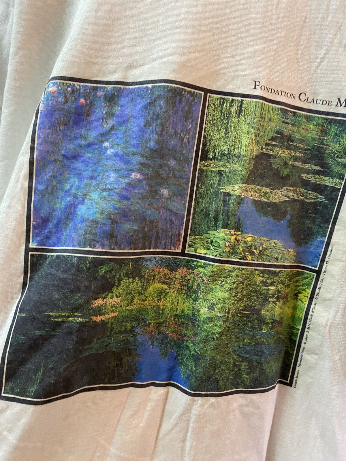 Art Comes First Vintage 90s Cloude Monet foundation photographer Size US M / EU 48-50 / 2 - 5 Thumbnail