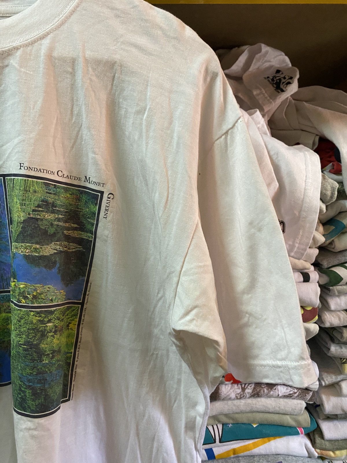 Art Comes First Vintage 90s Cloude Monet foundation photographer Size US M / EU 48-50 / 2 - 3 Thumbnail