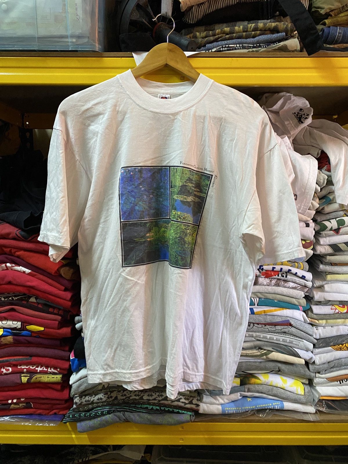 Art Comes First Vintage 90s Cloude Monet foundation photographer Size US M / EU 48-50 / 2 - 1 Thumbnail