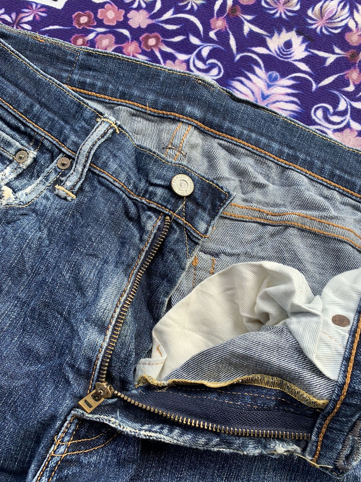 Levi's Levis 511 Faded Wash Denim Size US 34 / EU 50 - 6 Thumbnail