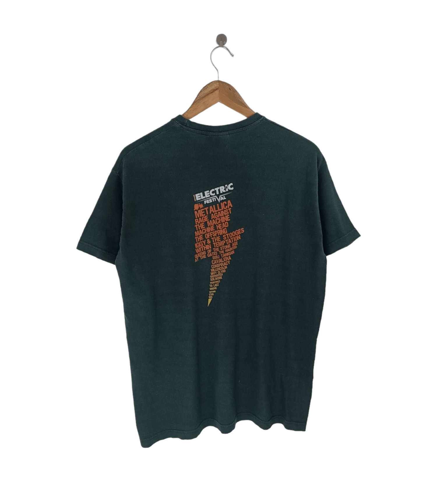 Band Tees VINTAGE '08 ELECTRIC FESTIVAL (metalicca offspring rage) Size US L / EU 52-54 / 3 - 1 Thumbnail