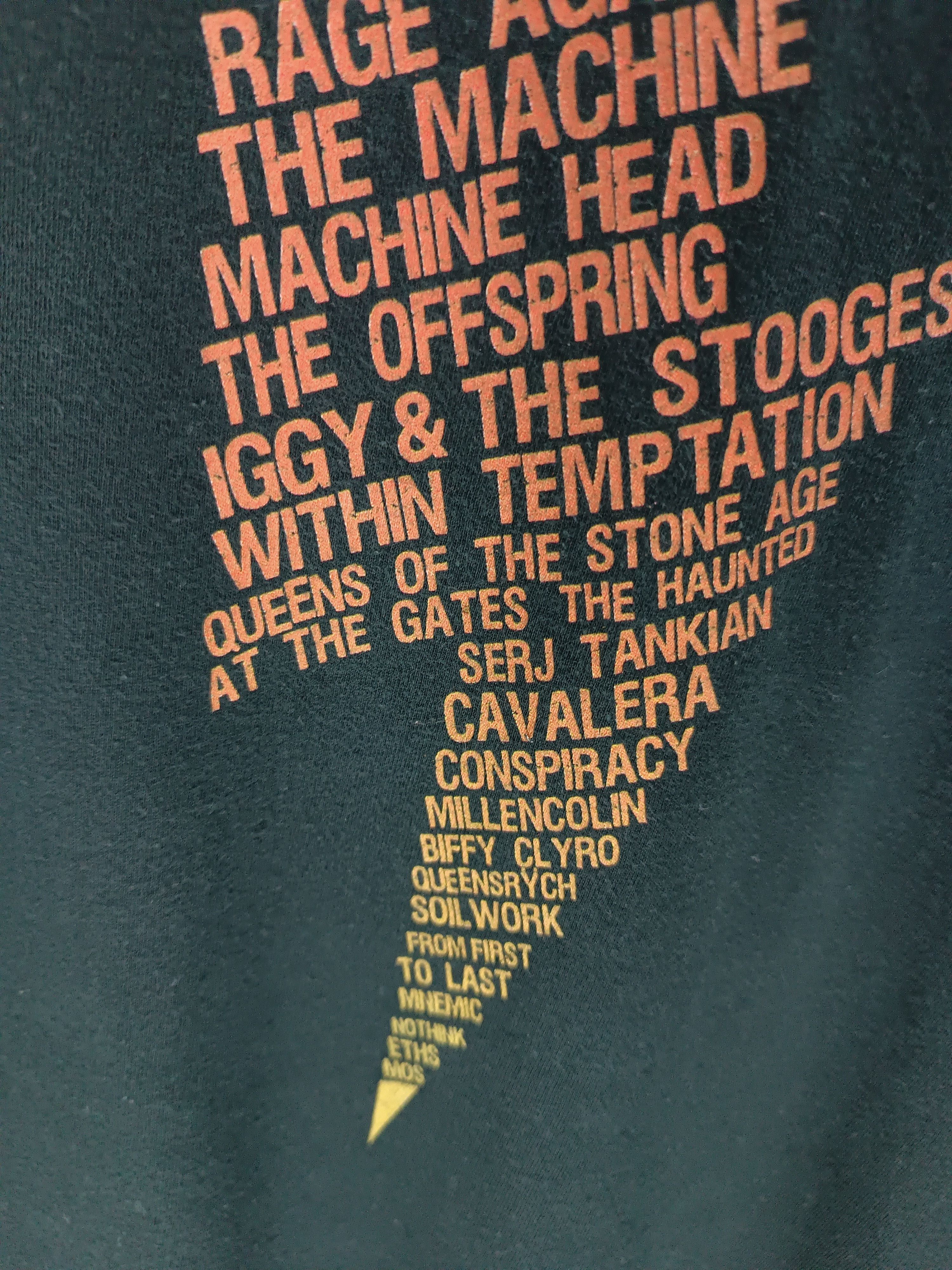 Band Tees VINTAGE '08 ELECTRIC FESTIVAL (metalicca offspring rage) Size US L / EU 52-54 / 3 - 10 Thumbnail
