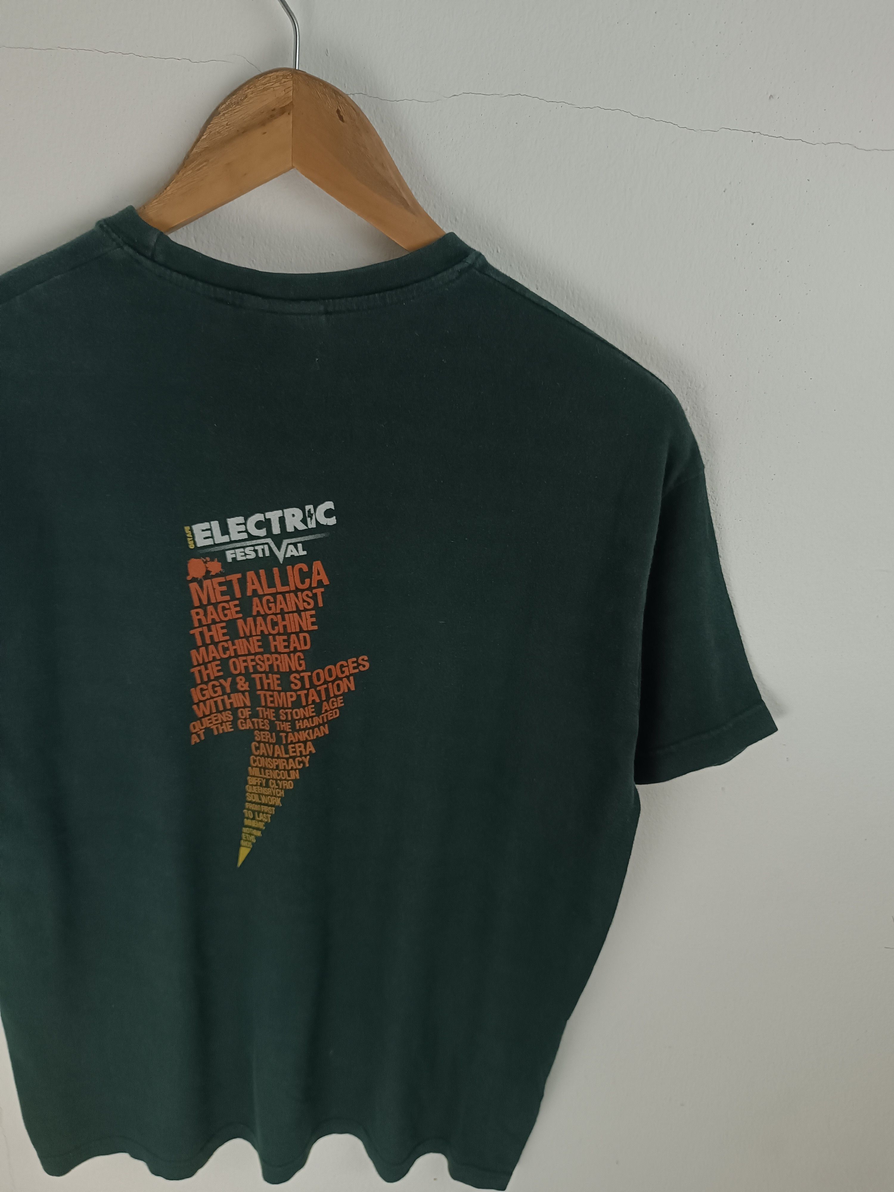 Band Tees VINTAGE '08 ELECTRIC FESTIVAL (metalicca offspring rage) Size US L / EU 52-54 / 3 - 12 Thumbnail